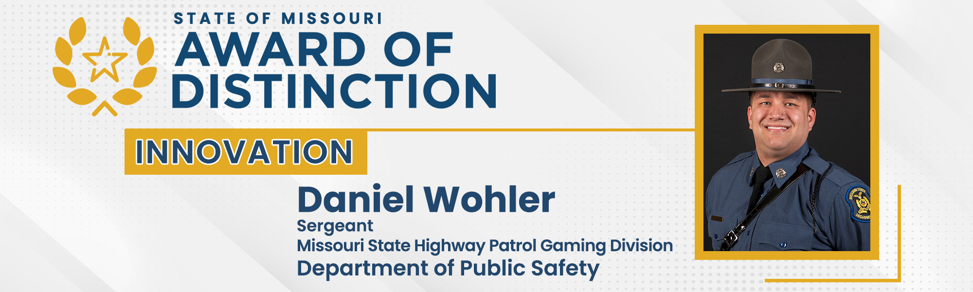 2024 Award of Distinction - Innovation- Daniel Wohler