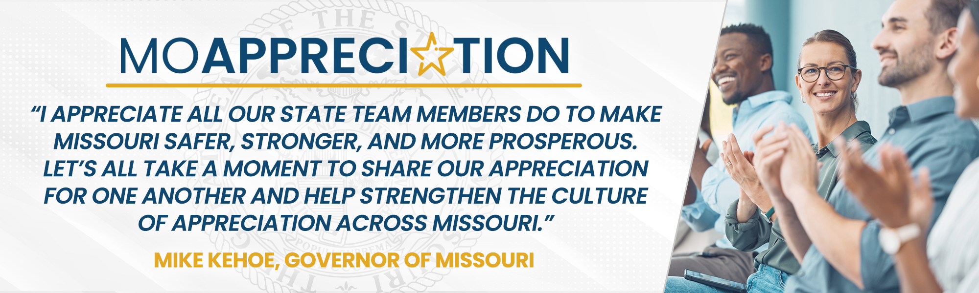 Mike Kehoe, Governor of Missouri - MO Appreciation quote