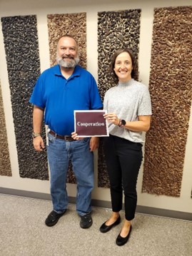 Chris Wood Missouri Geological Survey - 2025 Core Value Award - Cooperation