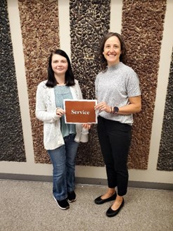 Kodi Stevenson Missouri Geological Survey - 2025 Core Value Award - Service