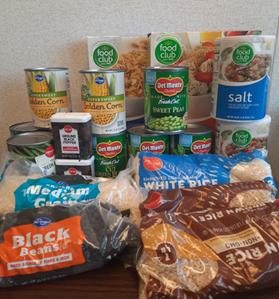 Food donations provided by DNR employees